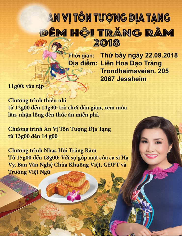 An Vị Tôn Tượng Địa Tạng & Đêm Hội Trăng Rằm 2018