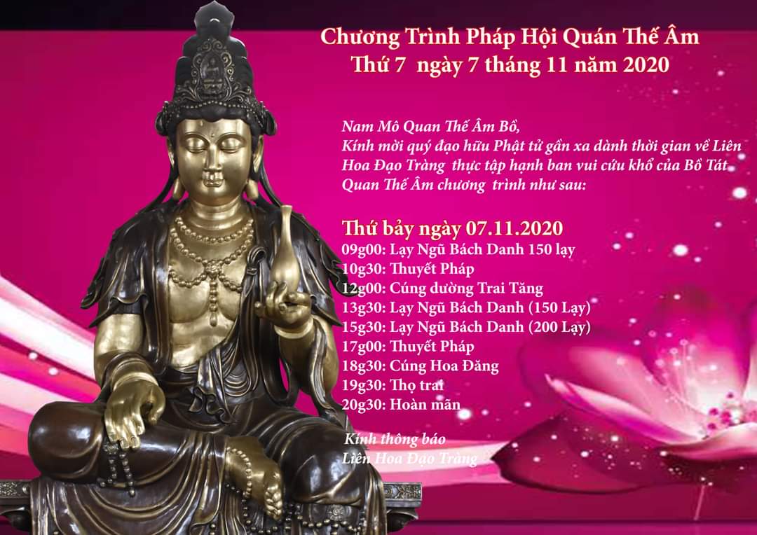 LHĐT – Pháp Hội Quán Thế Âm 07.11.2020