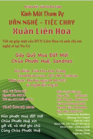 LHĐT – Tiệc Chay Xuân Liên Hoa 01.04.2023